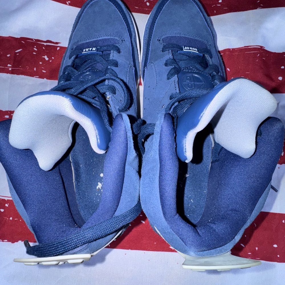 Jordan Son of Mars Basketball Shoes Navy Suede Mens Size 11 - Picture 8 of 9